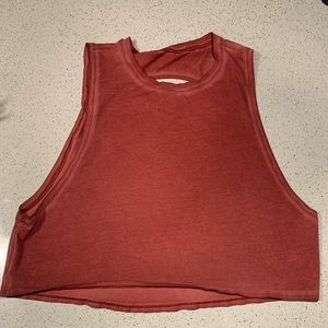 Lululemon Cut back crop tank *wash